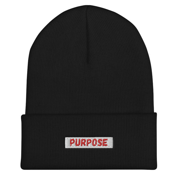 Cuffed "Purpose" Beanie