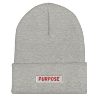 Cuffed "Purpose" Beanie
