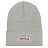 Cuffed "Purpose" Beanie