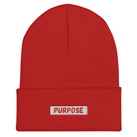 Cuffed "Purpose" Beanie
