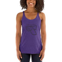 Women's Pulse For Purpose Racerback Tank without our label inside