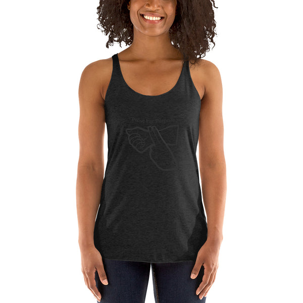 Women's Pulse For Purpose Racerback Tank without our label inside