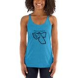 Women's Pulse For Purpose Racerback Tank without our label inside